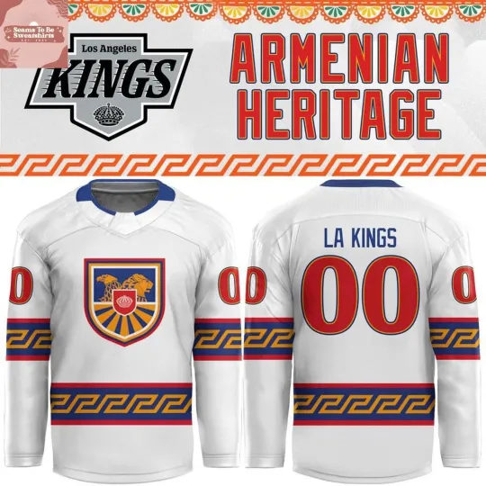 Discover Personalized Los Angeles Kings x Armenian Heritage 2025 Hockey Shirt Fan Gear