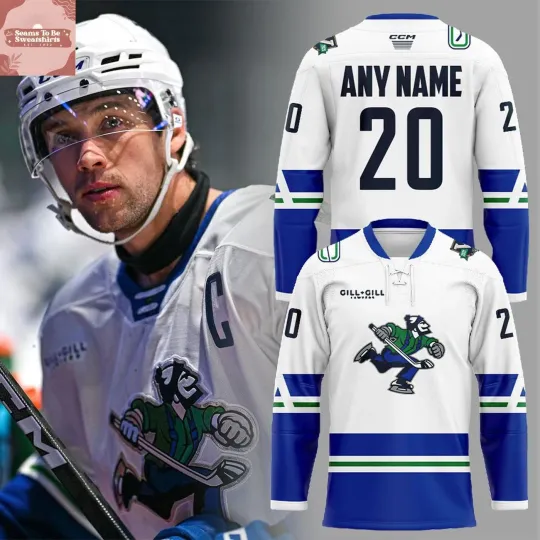 Discover Personalized Abbotsford Canucks 5th Anniversary Hockey Shirt Men's Fan Gear