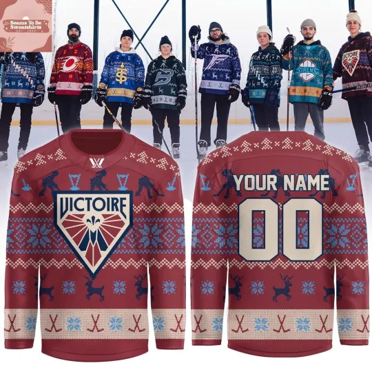 Discover Personalized Montreal Victoire Holiday Details Hockey Shirt Men's Fan Gear