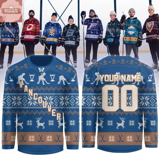 Discover Personalized Vancouver Goldeneyes Holiday Details Hockey Shirt Men's Fan Gear