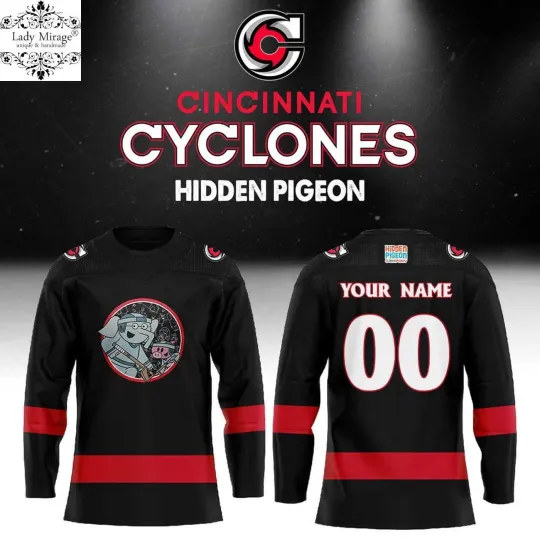 Discover Personalized Cincinnati Cyclones Hidden Pigeon 2026 Hockey Shirt Men's Fan Gear