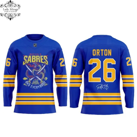 Discover Personalized Buffalo Sabres x Randy Orton Hockey Shirt Men's Fan Gear Unisex