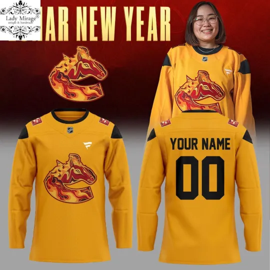 Discover Personalized Vancouver Canucks Lunar New Year 2026 Hockey Shirt Men's Fan Gear