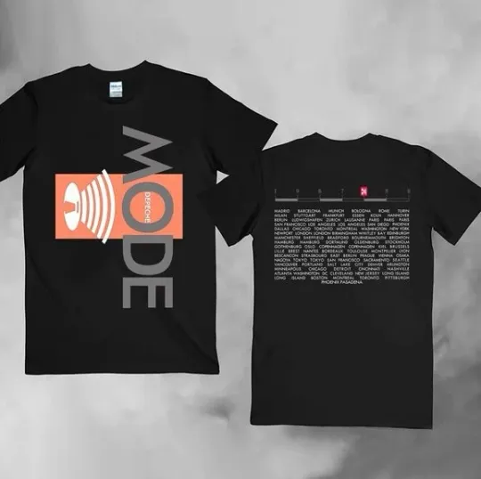 Discover Depeche Mode 1987/1988 Music for the Masses Tour T-Shirt Unisex