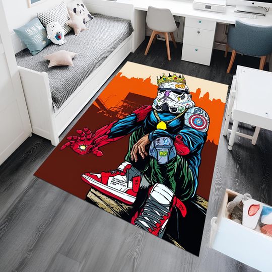 Discover Star Wars Rug,Stormtrooper Rug,Fantastic Rug,Movie Rug,Movie Decor,Cool Rugs,Boys Room Rug,Custom Rug,Personalized Gifts,Area Rugs