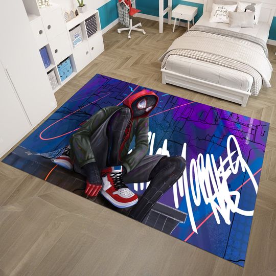 Spiderman Rug,Super Hero Rug,Fantastic Rug,Shoes Rug