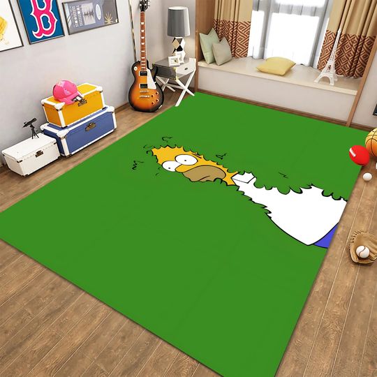 The Simpsons Rug, Funny Cartoon Design, Area Rug