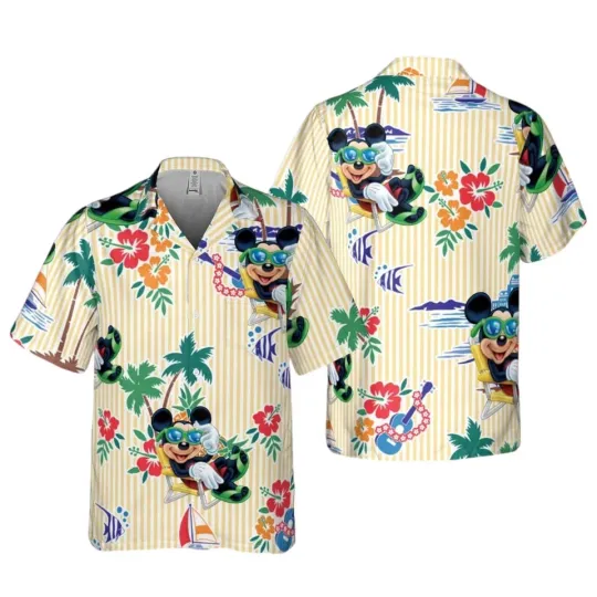 Discover Mickey Mouse Summer Vacation Hawaiian Shirt
