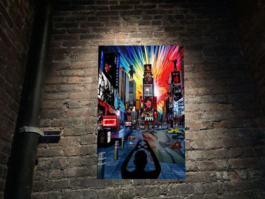 Discover Depeche Mode 2026 Times Square NYC Aluminum Poster