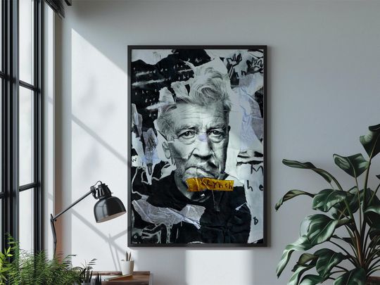 Discover David Lynch Collage Poster, Premium Matte Vertical Poster, Home & Living