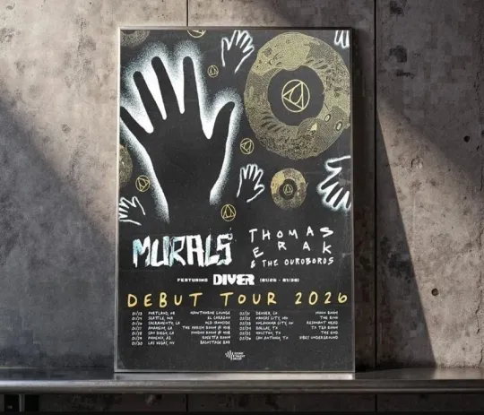 Discover Murals 2026 Debut Tour Concert Poster