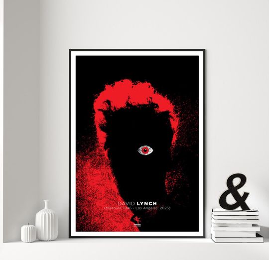 David Lynch, A3, ArtPrint, Master, Cine, Pintura, Escultura, Hollywood, Twin Peaks, Gift for movie lovers