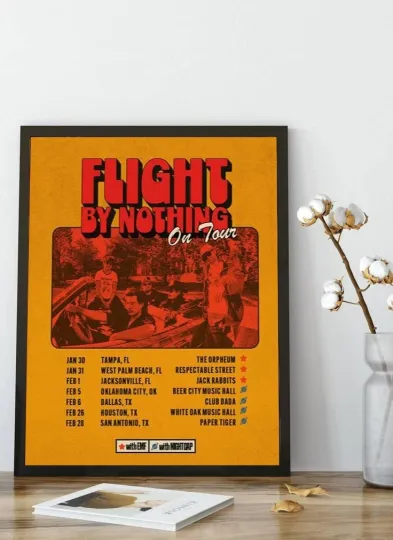 Discover Flight By Nothing Tour 2026 Poster