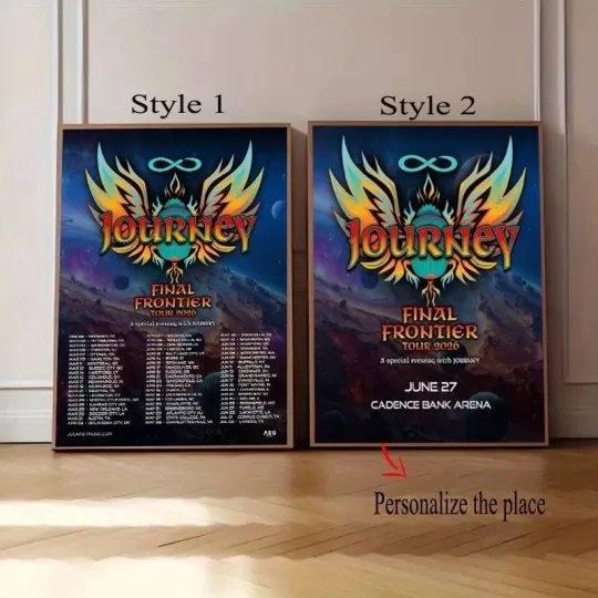 Discover Journey Band Final Frontier Tour 2026 Poster