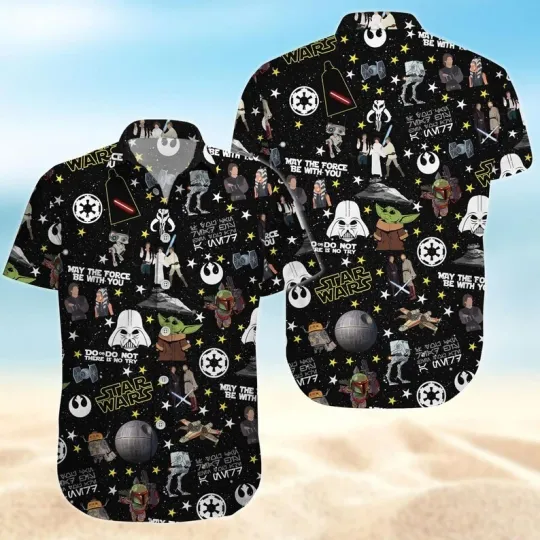Discover Star Wars Hawaiian Shirt, Darth Vader Button Shirt, Star Wars Summer Shirts