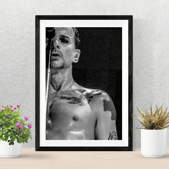 Discover Pster de Dave Gahan: Foto en vivo de Depeche Mode (descarga digital)