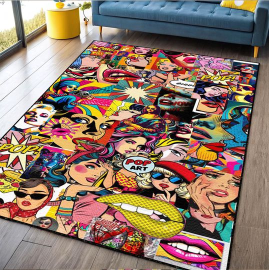 Discover Cartoon Character Rug: Custom Kids Nursery Room Decor, Washable