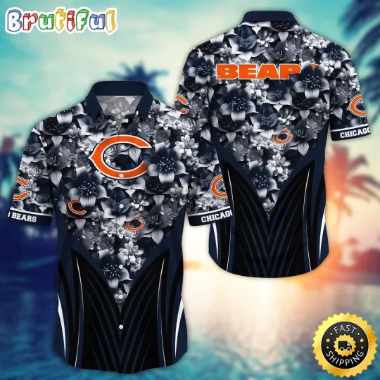 Discover football Chicago Bears Hawaiian Shirt Tropical Aloha Shirt