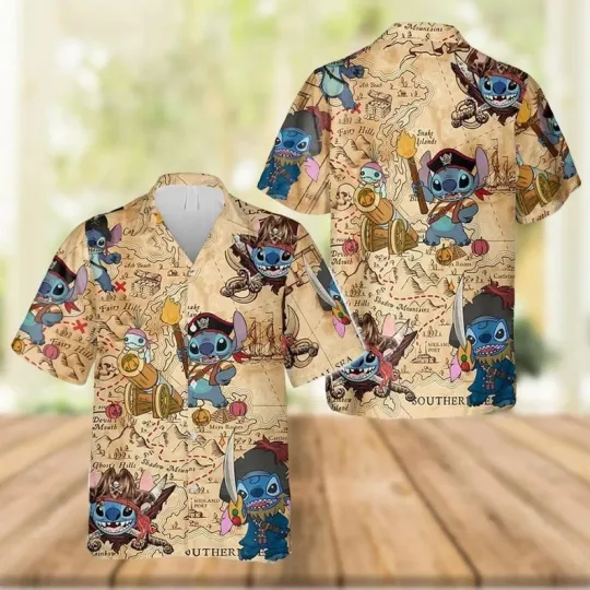 Discover Stitch Cruise Hawaiian Shirt, Disney Cruise Hawaiian Shirt For Men Women