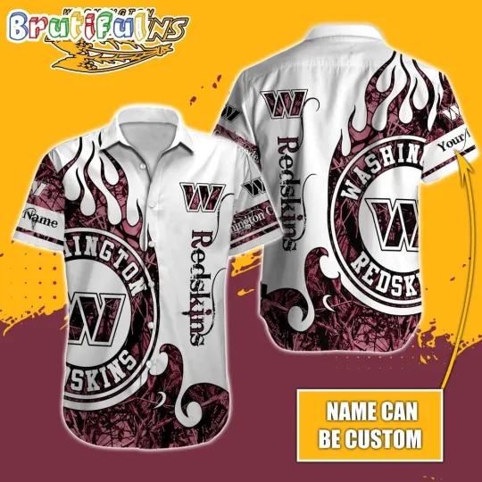 Personalized football Washington Commanders Hawaiian Shirt Special Realtree Hunting