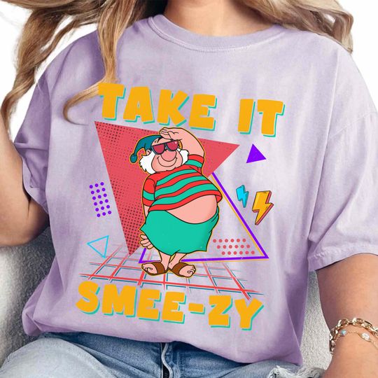 Discover Retro 90S Disney Mr. Smee Pirates Peter Pan Take It Smee-Zy Shirt, Magic Kingdom Tee