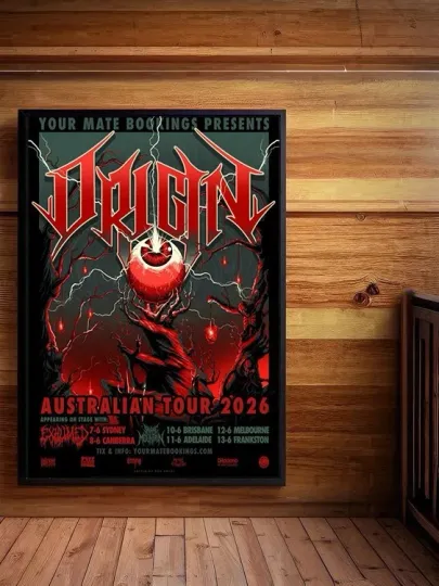 Discover ORIGIN Announce June 2026 Australian Tour Poster