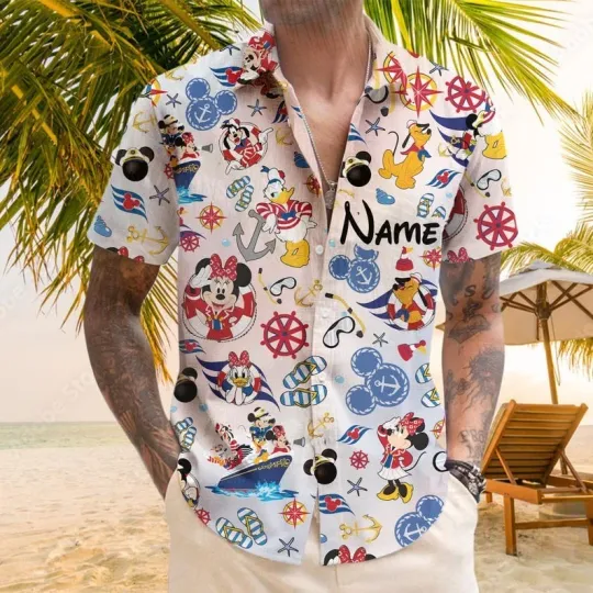 Discover Personalized Disney Hawaiian Shirt, Disney Cruise Hawaiian Shirt