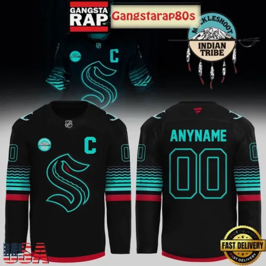 Discover Personalized Seattle x Indian Tribe 2025 Hockey Jersey Gift For Valentine
