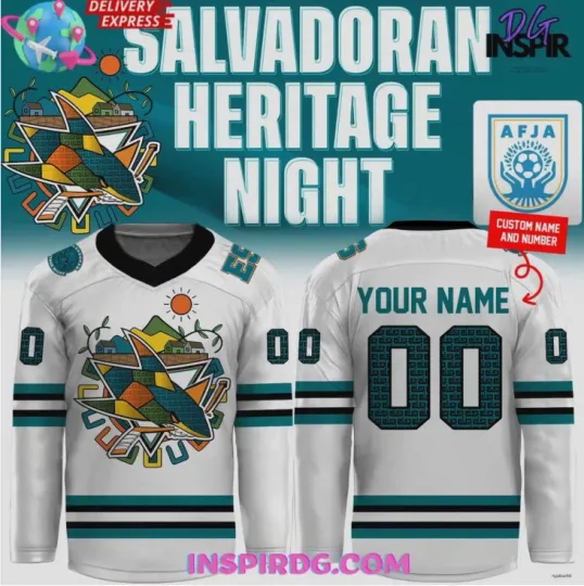Discover Personalized Heritage Night x San Jose 2025 Hockey Jersey Gift For Valentine