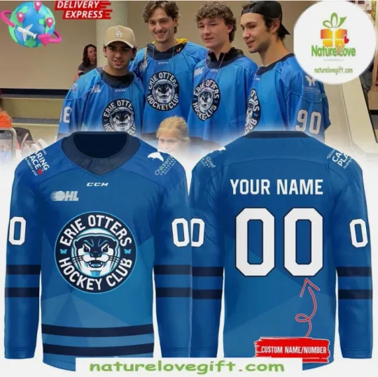 Discover Personalized Otters Hockey Jersey Mens Gift Caring Place Gift For Valentine