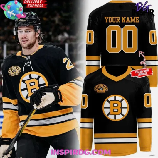 Discover Personalized Bruins Uniform Hockey Jersey All Printed Gift For Valentine