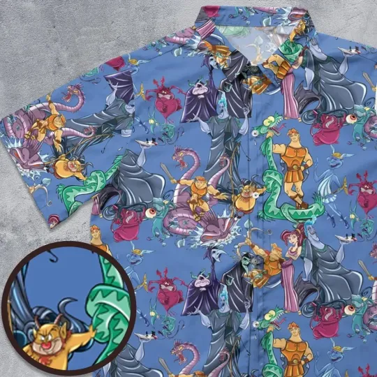 Discover Gladiator Hercules Button Down Shirt