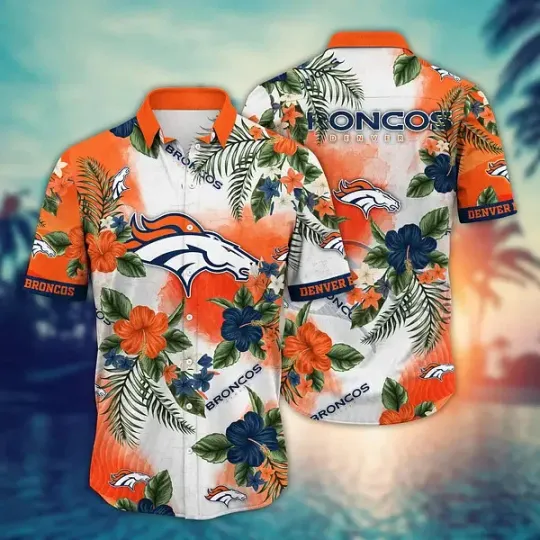 Discover Denver Broncos Hawaiian Shirt Heatwavetime Aloha Shirt