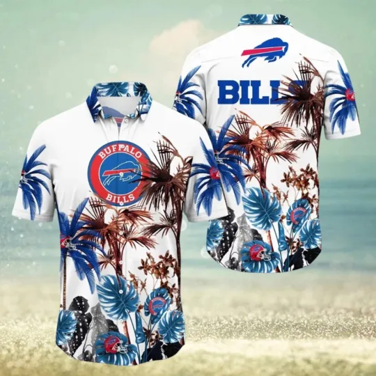 Discover Buffalo Bills Button Hawaiian Shirt #1