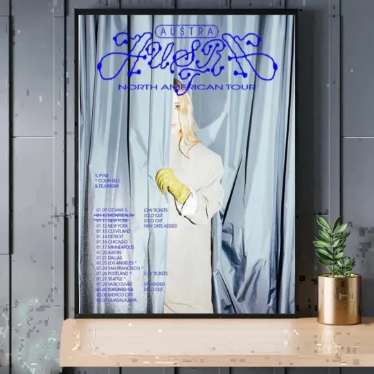 Discover Austra North American Tour 2026 Poster