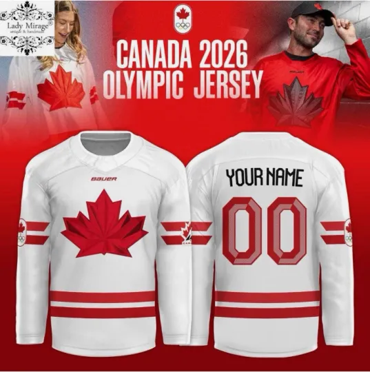 Discover Personalized Hockey Canada 2026 Hockey Jersey Gift For Valentine