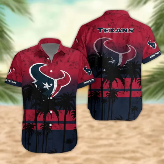 Discover Houston Texans Desert Sunset Hawaiian Shirt