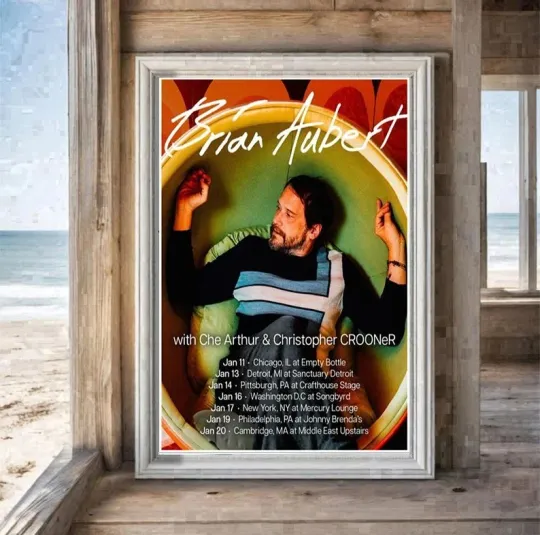 Discover Brian Aubert January Tour 2026 Poster