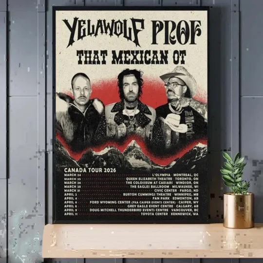 Discover Yelawolf & Prof Canada Tour 2026 Poster