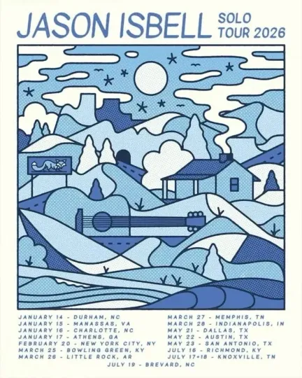 Discover Jason Isbell Solo Tour 2026 Schedule poster