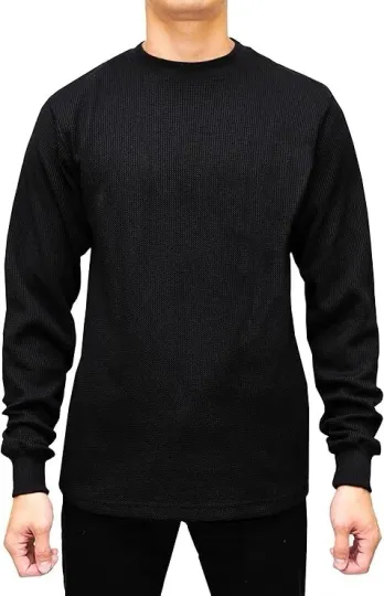 Discover Access Men's Heavyweight Long Sleeve Thermal Crew Neck Top