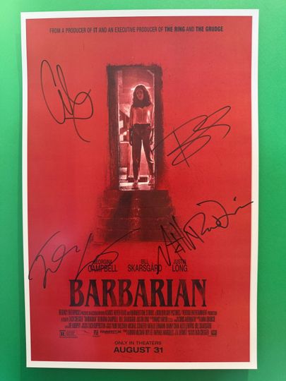 Discover Barbarian Signed Movie Poster, Vertical Poster