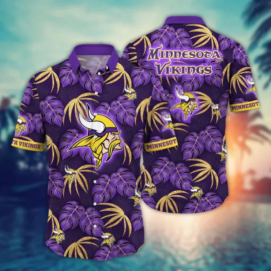 Minnesota Vikings football Hawaiian Shirt Lighthearted Aloha Shirt