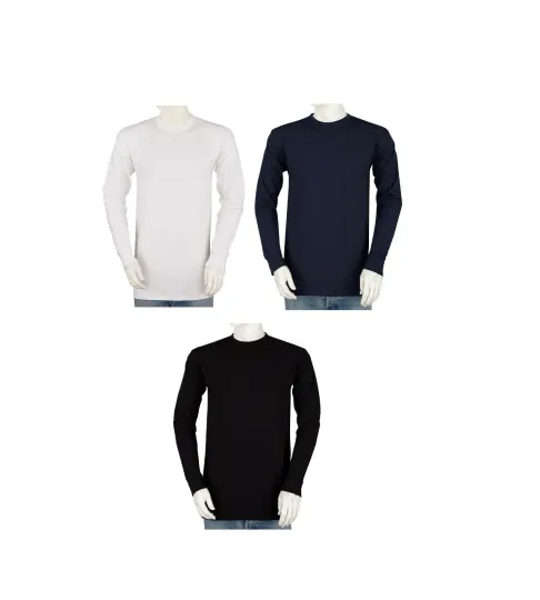 Discover Styllion Mens Shirts Crew Neck - Long Sleeve - Mid Weight - CRLS - 135 gsm