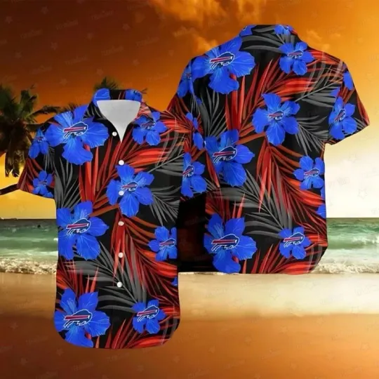 Discover Buffalo Bills Tropical Bloom Summer Aloha Hawaiian Shirt