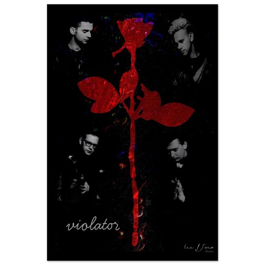 Discover DM Violator Art Print - Premium Matte Vertical Poster Limited Edition