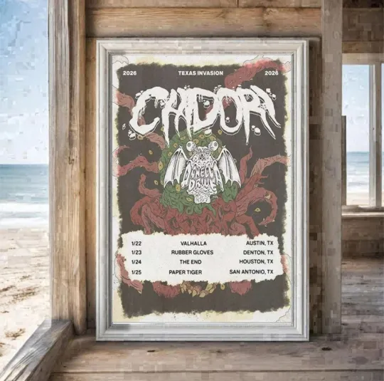 Discover Poster CHIDORI Texas Invasion Tour 2026