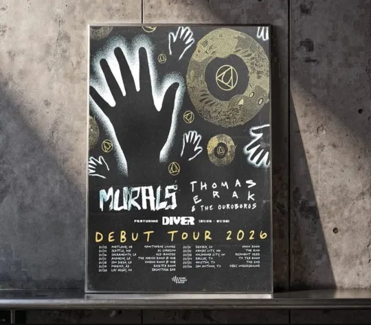 Discover Murals Debut Tour 2026 Poster