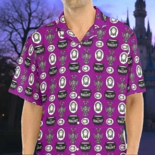 Discover Haunted Mansion Madame Leota Hawaiian Shirt, Disney World Disneyland Family Shirt