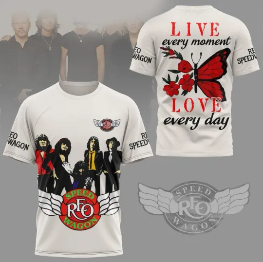 Discover Live Every Moment Love Reo S wagon All Over Print 3D Tshirt TS917